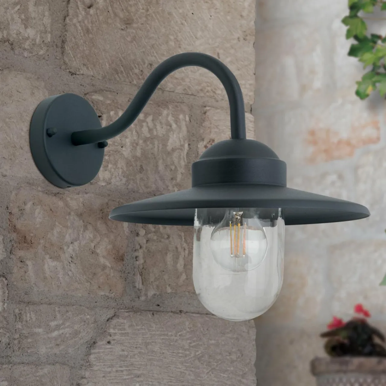 ORION Applique d’extérieur Edward vintage anthracite^ Appliques Murales Extérieures