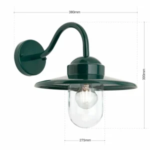 ORION Applique d’extérieur Edward vintage vert foncé^ Appliques Murales Extérieures