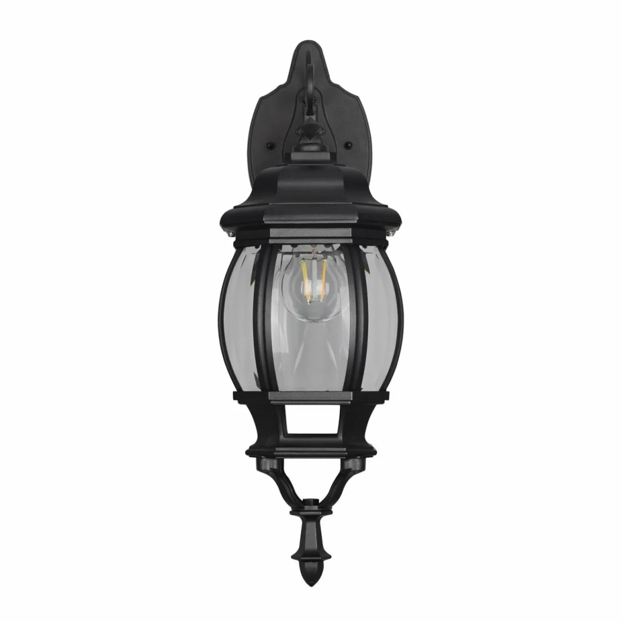 applique_dextrieur_elvo_douille_en_bas_noir_mat_2.webp Trio Lighting Applique d'extérieur Elvo, douille en bas, noir mat^ Luminaires De Terrasse