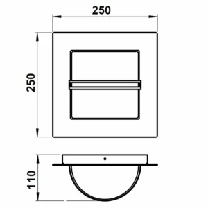 Albert Leuchten Applique d'extérieur en inox 428^ Appliques Murales Extérieures
