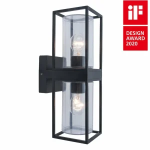 LUTEC Applique d'extérieur Flair à 2 lampes^ Appliques Murales Extérieures