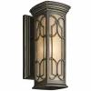 KICHLER Applique d'extérieur Franceasi couleur bronze^ Appliques Murales Extérieures
