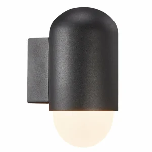 Nordlux Applique d'extérieur Heka, noir, aluminium, hauteur 21,6 cm^ Appliques Murales Extérieures