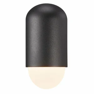 Nordlux Applique d'extérieur Heka, noir, aluminium, hauteur 21,6 cm^ Appliques Murales Extérieures