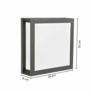 ORION Applique d'extérieur Henry, anthracite IP44^ Appliques Murales Extérieures