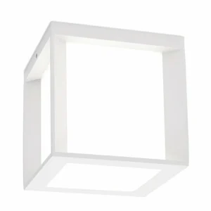 ORION Applique d'extérieur Henry, 16x16x16cm, blanc^ Appliques Murales Extérieures