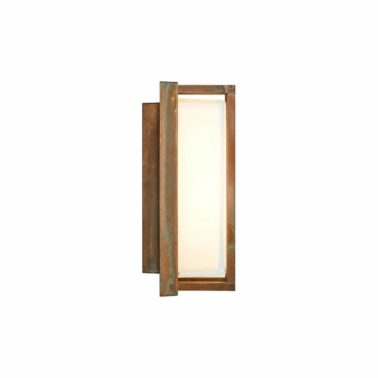 applique_dextrieur_ice_cubic__laiton_antique_1.webp Moretti Luce Applique d'extérieur Ice Cubic 3413 laiton antique^ Appliques Murales Extérieures