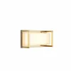 Moretti Luce Applique d'extérieur Ice Cubic 3412 laiton naturel^ Appliques Murales Extérieures