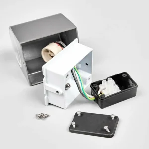 Lindby Applique d'extérieur Idris en aluminium^ Appliques Murales Extérieures