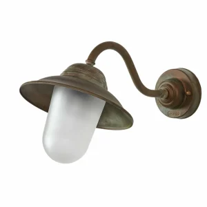 Moretti Luce Applique d'extérieur incurvée Birga^ Appliques Murales Extérieures