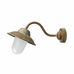 Moretti Luce Applique d'extérieur incurvée Birga^ Appliques Murales Extérieures