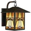 QUOIZEL Applique d’extérieur Inglenook, coloré, H 31,4 cm^ Appliques Murales Extérieures