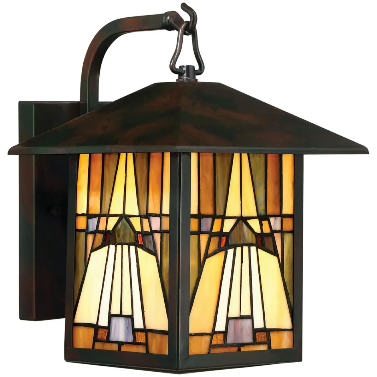 QUOIZEL Applique d’extérieur Inglenook, coloré, H 31,4 cm^ Appliques Murales Extérieures