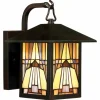 QUOIZEL Applique d’extérieur Inglenook, coloré, H 27,8 cm^ Appliques Murales Extérieures