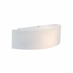Brilliant Applique d'extérieur Interface, blanc, largeur 31 cm, plastique^ Luminaires De Terrasse