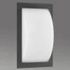 LCD Applique d'extérieur Ivett E27 graphite^ Appliques Murales Extérieures
