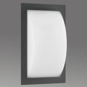 LCD Applique d'extérieur Ivett E27 graphite^ Appliques Murales Extérieures