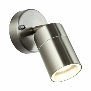 Brilliant Applique d'extérieur Jandy down orientable couleur inox, métal^ Projecteurs D'Extérieur