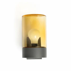 FARO BARCELONA Applique d’extérieur Kila, ambre^ Appliques Murales Extérieures