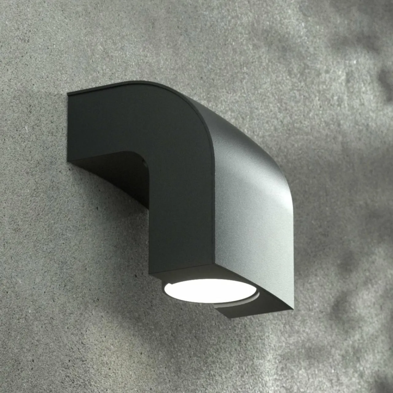 applique_dextrieur_klamp_hauteur_cm__lampe_0.webp FARO BARCELONA Applique d'extérieur KLAMP, hauteur 13 cm, 1 lampe^ Appliques Murales Extérieures