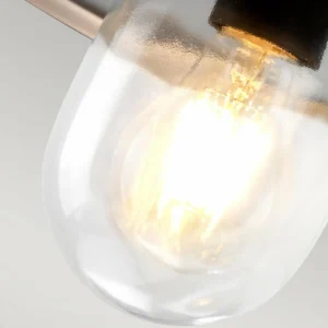 Elstead Applique d'extérieur Klampenborg, argent, lanterne, acier inoxydable^ Luminaires De Terrasse