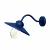 Elstead Applique d'extérieur Klampenborg, bleu, lanterne, acier inoxydable^ Luminaires De Terrasse