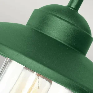Elstead Applique d'extérieur Klampenborg, vert, lanterne, acier inoxydable^ Luminaires De Terrasse