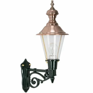 K.S. Verlichting Applique d'extérieur LED Edam M nostalgique, vert^ Appliques Murales Extérieures