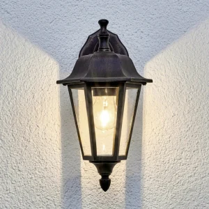 Lindby Applique d'extérieur LED Lamina aspect rouillé^ Appliques Murales Extérieures