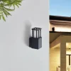 Lucande Applique d'extérieur LED Dakil, noir, aluminium^ Luminaires De Terrasse