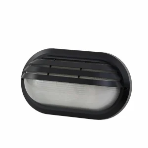 Lindby Applique d'extérieur Adita, noir, ABS, hauteur 16,3 cm^ Appliques Murales Extérieures