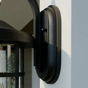 Lindby Applique d'extérieur Ankea, noir, hauteur 36,5 cm^ Appliques Murales Extérieures
