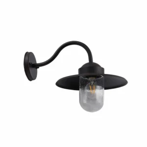 Lindby Applique d'extérieur Bilma, rouille, aluminium, verre^ Luminaires De Terrasse