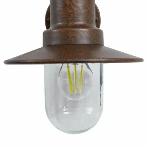 Lindby Applique d'extérieur Eloretta, rouille, acier, hauteur 31 cm^ Luminaires De Terrasse