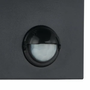 Lindby Applique d'extérieur Gelso, aluminium, 15 cm, GU10, capteur^ Appliques D'Extérieur Avec Détecteur