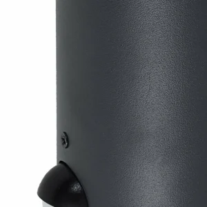 Lindby Applique d'extérieur Heulo, Ø 10,5 cm, gris fumé, capteur^ Appliques D'Extérieur Avec Détecteur