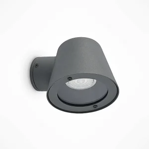 Lindby Applique d'extérieur Ileyna, 15 cm, anthracite, aluminium^ Appliques Murales Extérieures