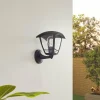 Lindby Applique d'extérieur Isidoro, noir, lanterne, plastique^ Luminaires De Terrasse