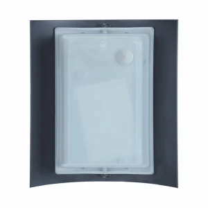 Lindby Applique d'extérieur Mailo en aluminium, gris^ Appliques Murales Extérieures
