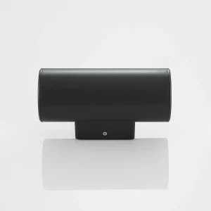 Lindby Applique d'extérieur Nati, 22 cm, anthracite, IP54, ronde^ Appliques Murales Extérieures