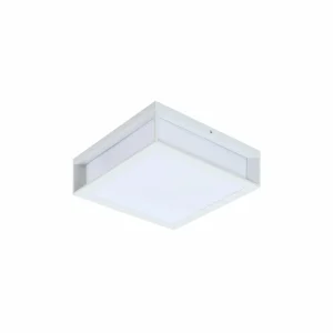 Lindby Applique d'extérieur Sivana, blanc, aluminium, 26 cm x 26 cm^ Luminaires De Terrasse