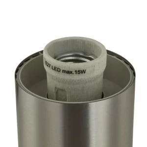 Lindby Applique d'extérieur Statius, gris, acier inoxydable, capteur^ Appliques D'Extérieur Avec Détecteur