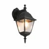 Trio Lighting Applique d'extérieur Livenza, douille en bas, noir, aluminium^ Luminaires De Terrasse