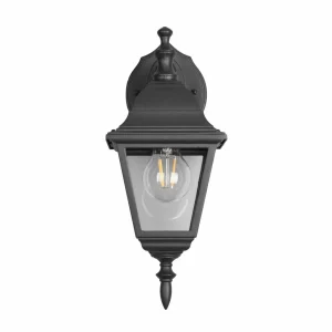 Trio Lighting Applique d'extérieur Livenza, douille en bas, noir, aluminium^ Luminaires De Terrasse