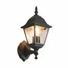 Trio Lighting Applique d'extérieur Livenza, douille en haut, noir, aluminium^ Luminaires De Terrasse