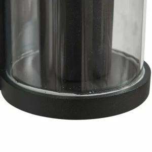 Lucande Applique d'extérieur Zanta, hauteur 19,7 cm, IP65, noir^ Luminaires De Terrasse