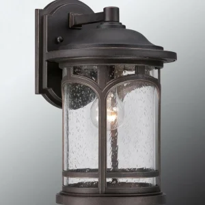 QUOIZEL Applique d’extérieur Marblehead robuste, 37 cm^ Appliques Murales Extérieures