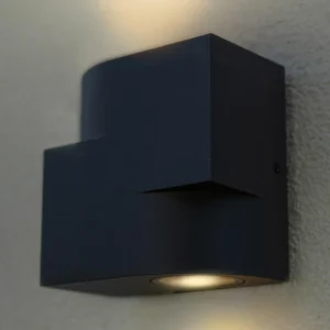 LUTEC Applique d’extérieur Marbo, up/downlight, IP44^ Appliques Murales Extérieures