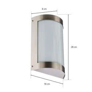 CMD Applique d'extérieur Marco3 en acier inoxydable^ Appliques Murales Extérieures