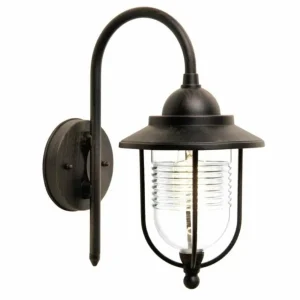 Lindby Applique d'extérieur Meret rouille^ Appliques Murales Extérieures